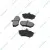 Колодки тормозные передние VW Passat, Caddy II, Golf  1501224727
