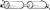 Глушитель 2,4 Ford Transit 2000-2006 280057