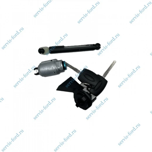 Личинка замка капота с тягой к-кт + 2 ключа Ford Focus. QF42G00050