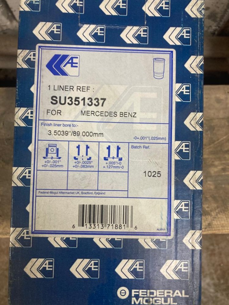 Гильза цилиндра Mercedes-Benz OM601 SU351337/1402638000