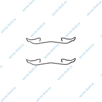 Монтажный к-кт колодок передних Ford Transit Connect 2002-2013 D42345A