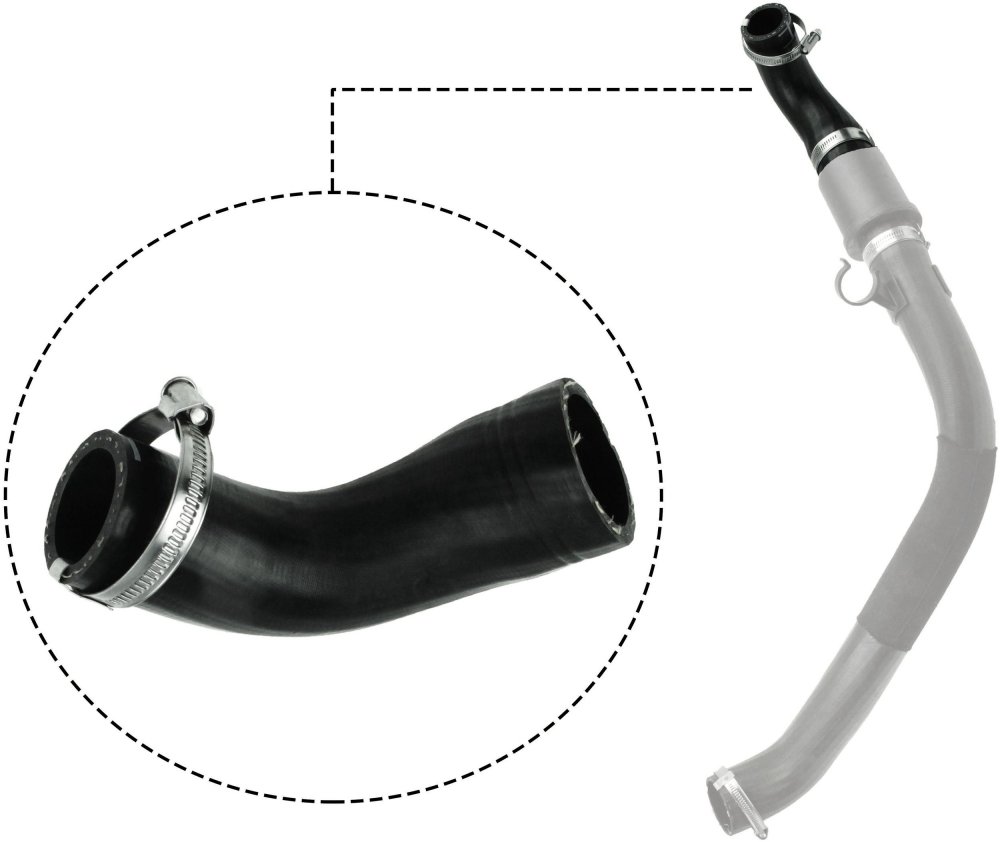 Патрубок интеркуллера L Ford Transit 2006-2014 090622 // 3336060