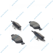 Колодки тормозные передние 1.3 / 1.4V16 / 1.4 TDCI /1.6, с 11.2001, Fusion с 08.2002. GK0160/CKF-15