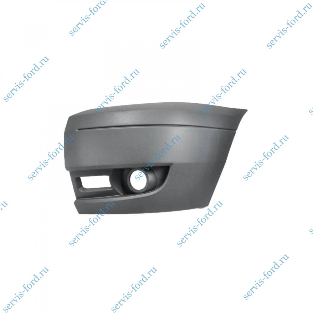 Угол бампера переднего L с отверстием под ПТФ Ford Transit 2006-2014 10019108