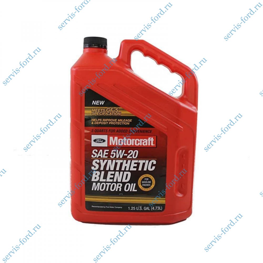 Масло моторное 5W-20 5L MOTORCRAFT. XO5W205Q3SP