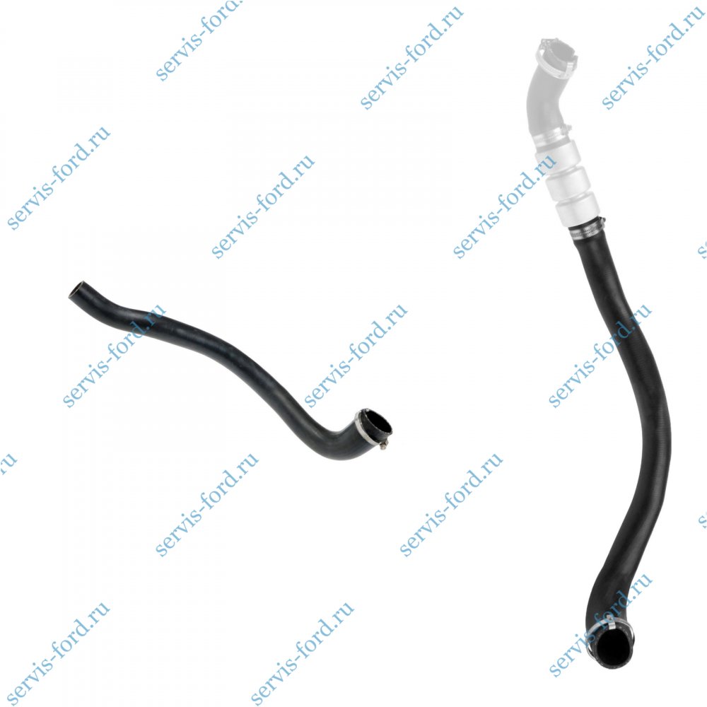 Патрубок интеркуллера L Ford Transit 2.2 2006-2011 090615