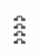 Ремкомплект передних колодок Мицубиси 7930236