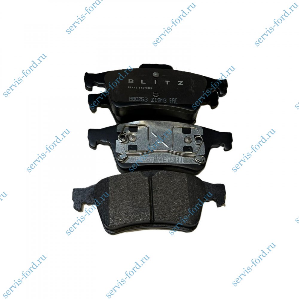 Колодки тормозные задние Ford Transit Connect 2002-2013 дисковые BB0253