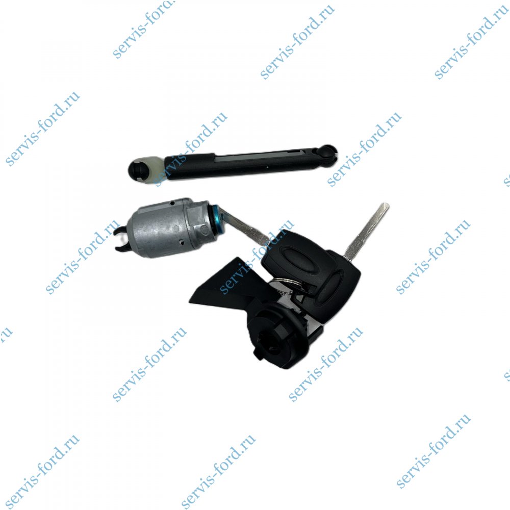 Личинка замка капота с тягой к-кт + 2 ключа Ford Focus. QF42G00050