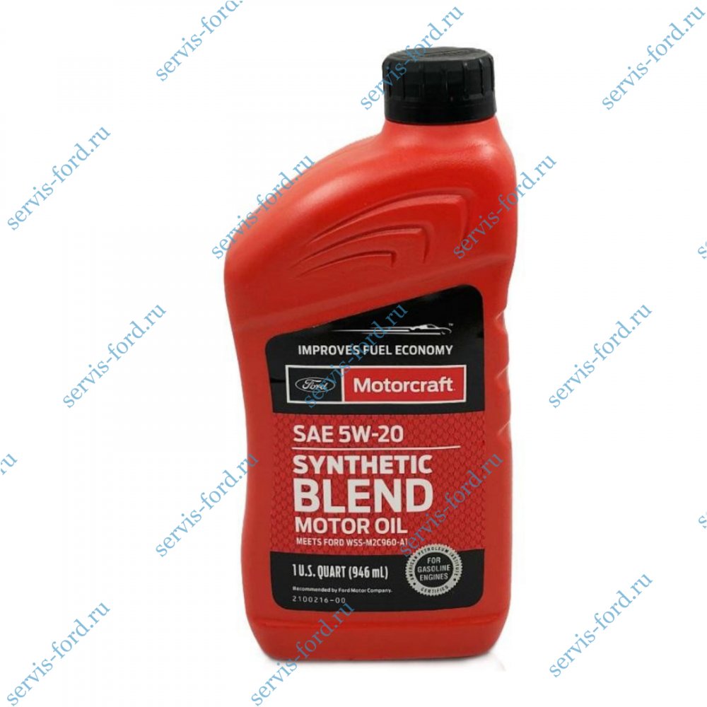 Масло моторное 5W-20 1L MOTORCRAFT. XO5W20Q1SP